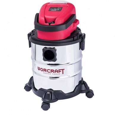 Akumuliatorinis dulkių siurblys WORCRAFT 20L 20V Li-ion 1