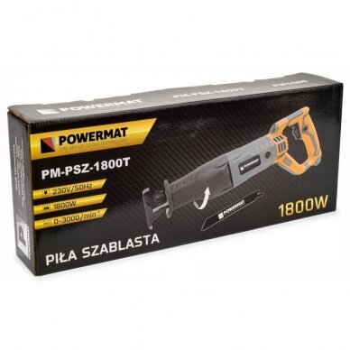 Tiesinis pjūklas POWERMAT 1800W 4